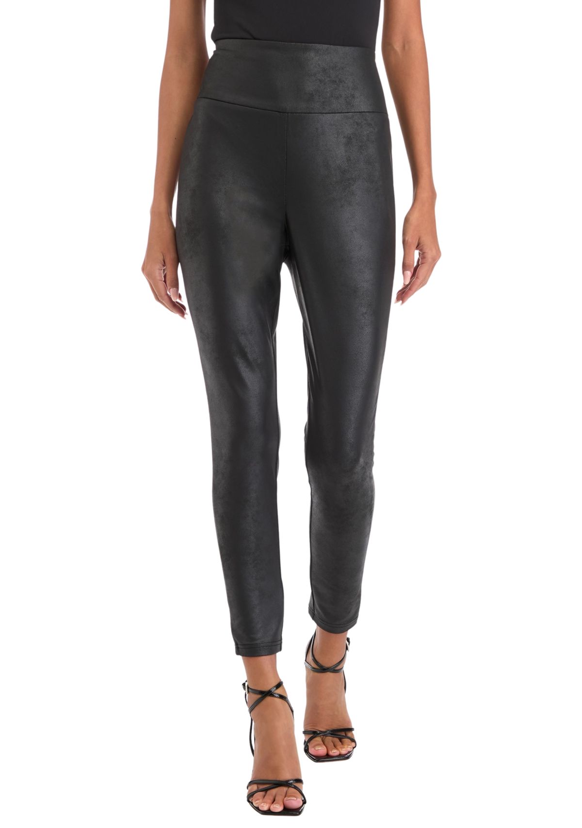 Petite Faux Leather Leggings 