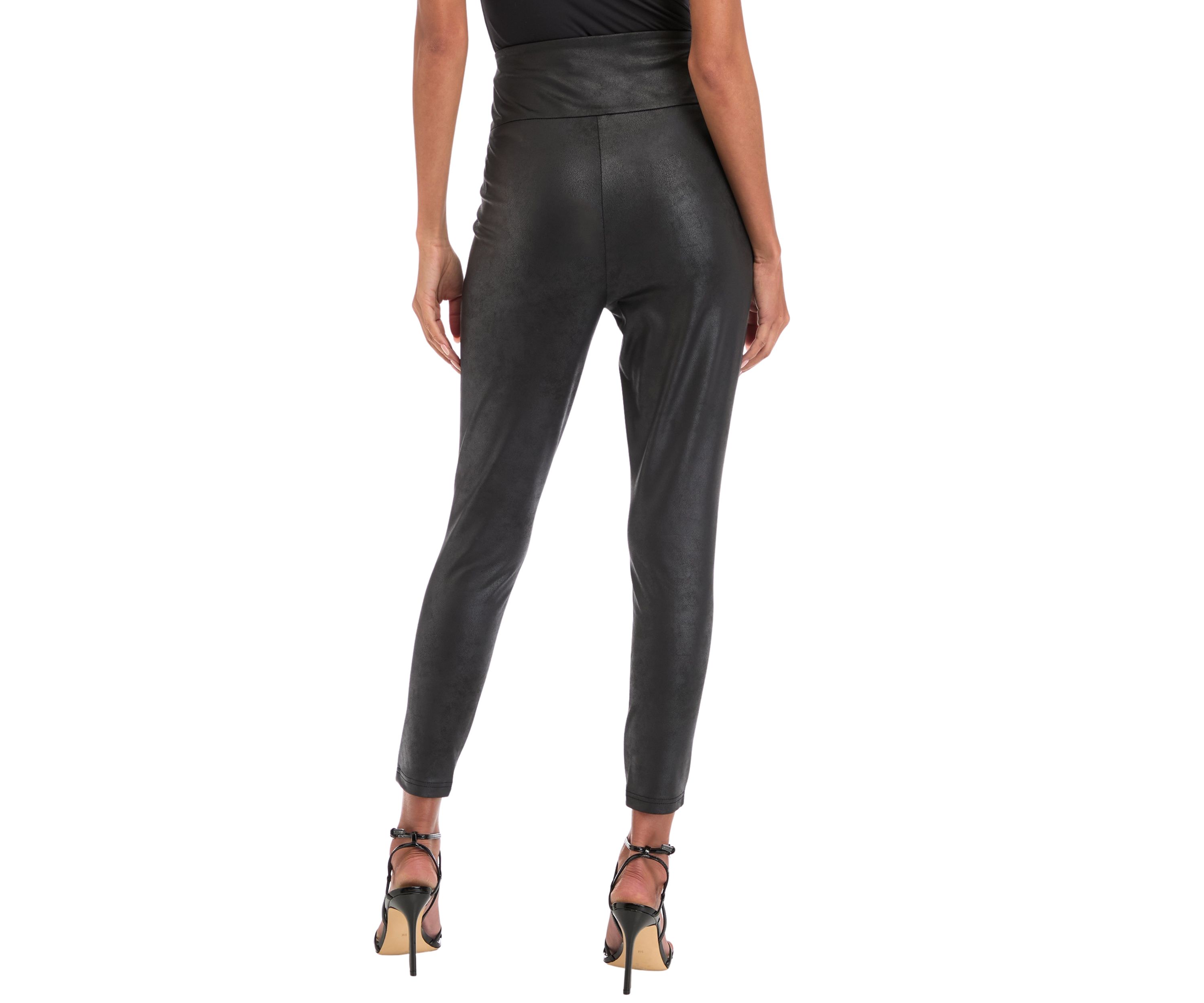 Petite Faux Leather Leggings 