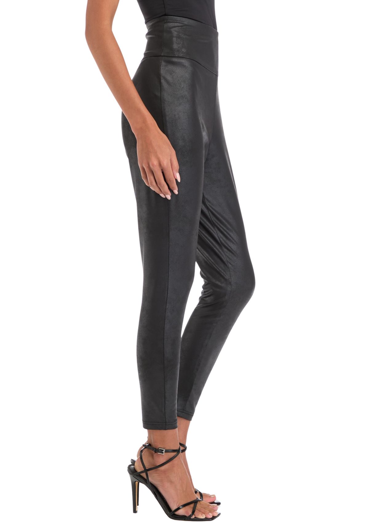 Petite Faux Leather Leggings 
