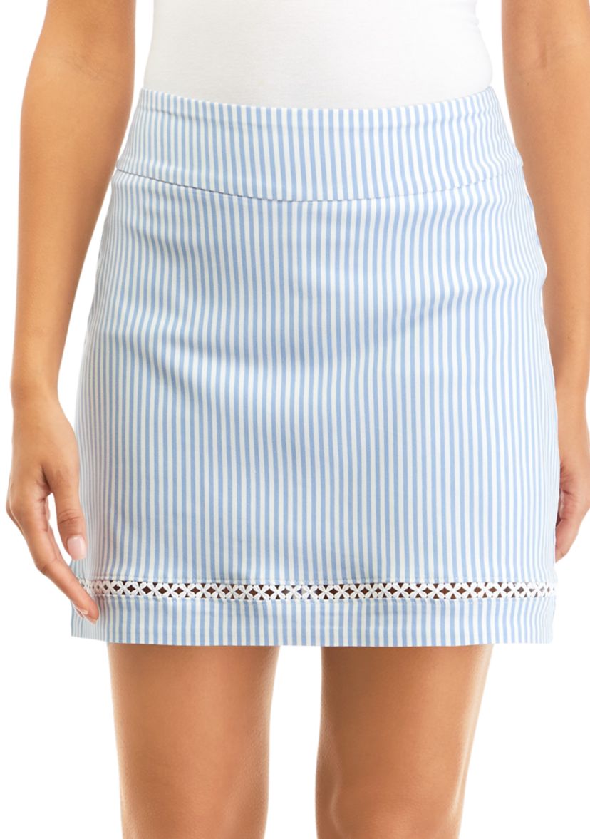 Womens Millennium Crochet Trim Skort