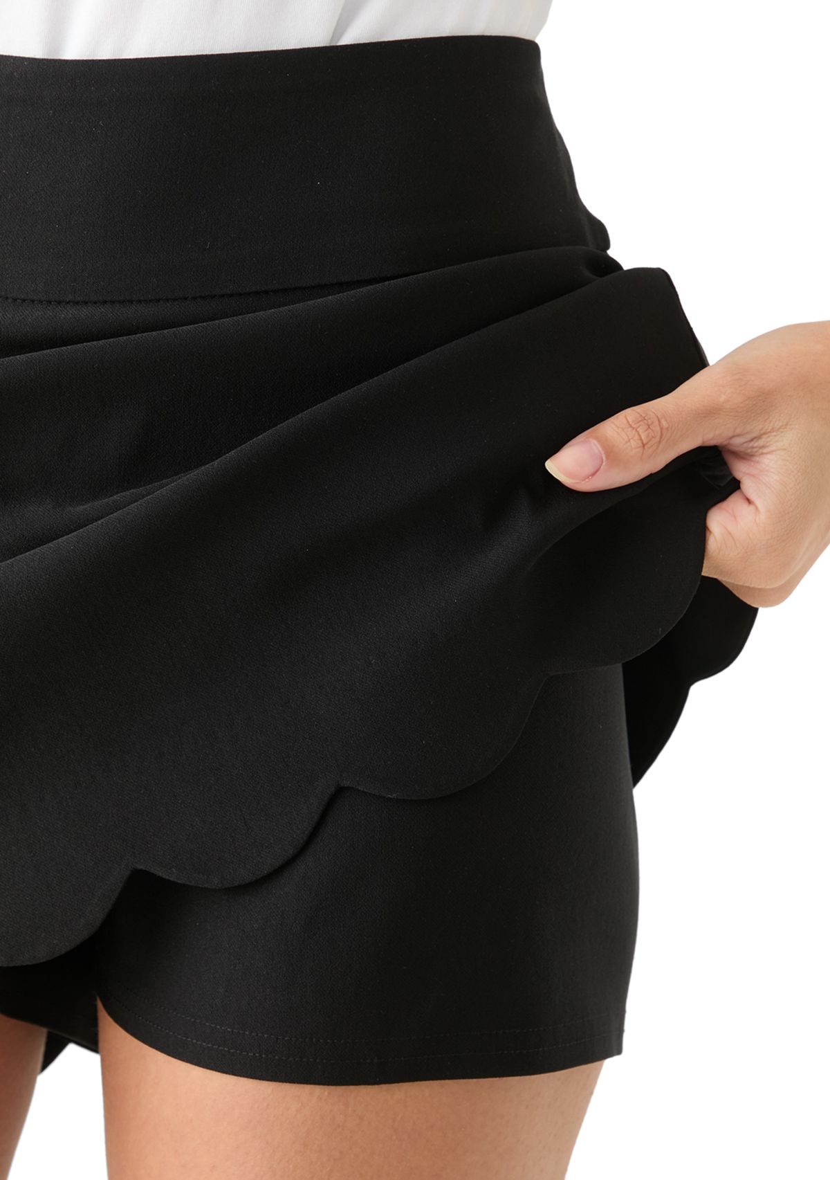 Petite Scallop Millennium Skort 