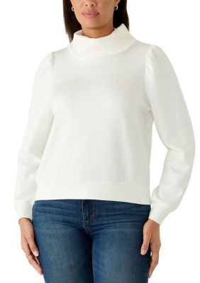 Crown & Ivy Women's Cowl Neck Sweatshirt