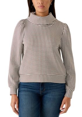 Crown & Ivy Women's Cowl Neck Sweatshirt