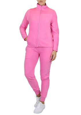 売れ筋商品|||ギャラクシーバイハルビック パーカー・スウェットシャツ アウター レディース Women's Polar Fleece Sweatshirt Top Jogger Bottom Matching Set, 2 Piece Navy Galaxy By Harvic Women's Polar Fleece Sweatshirt Top Jogger