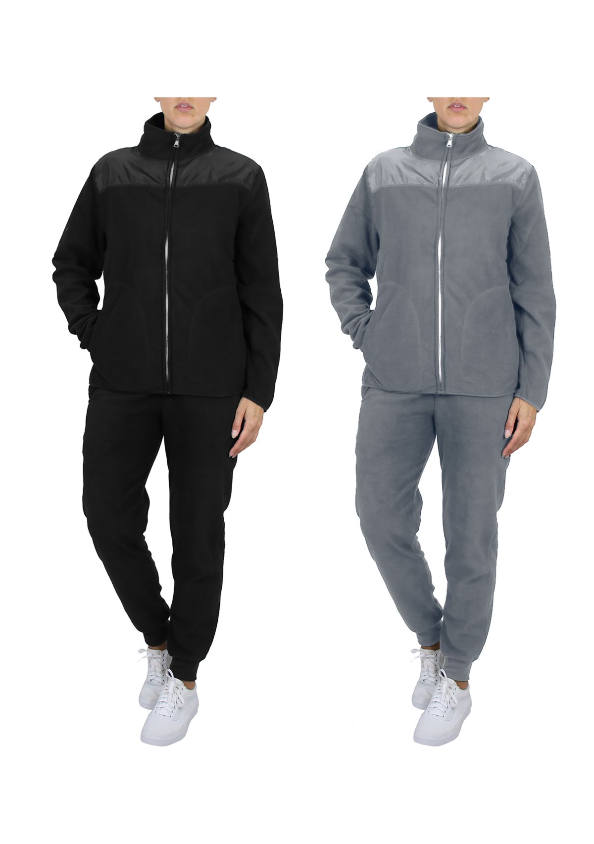 Womens Fashion Polar Fleece Matching Sets - 2 Pack