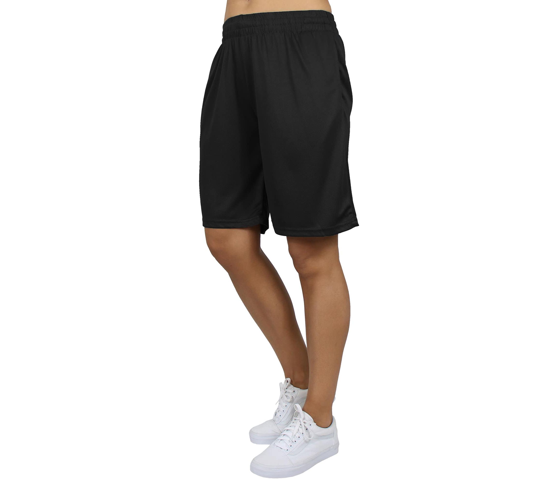 Womens Moisture-Wicking Performace Active Mesh Shorts
