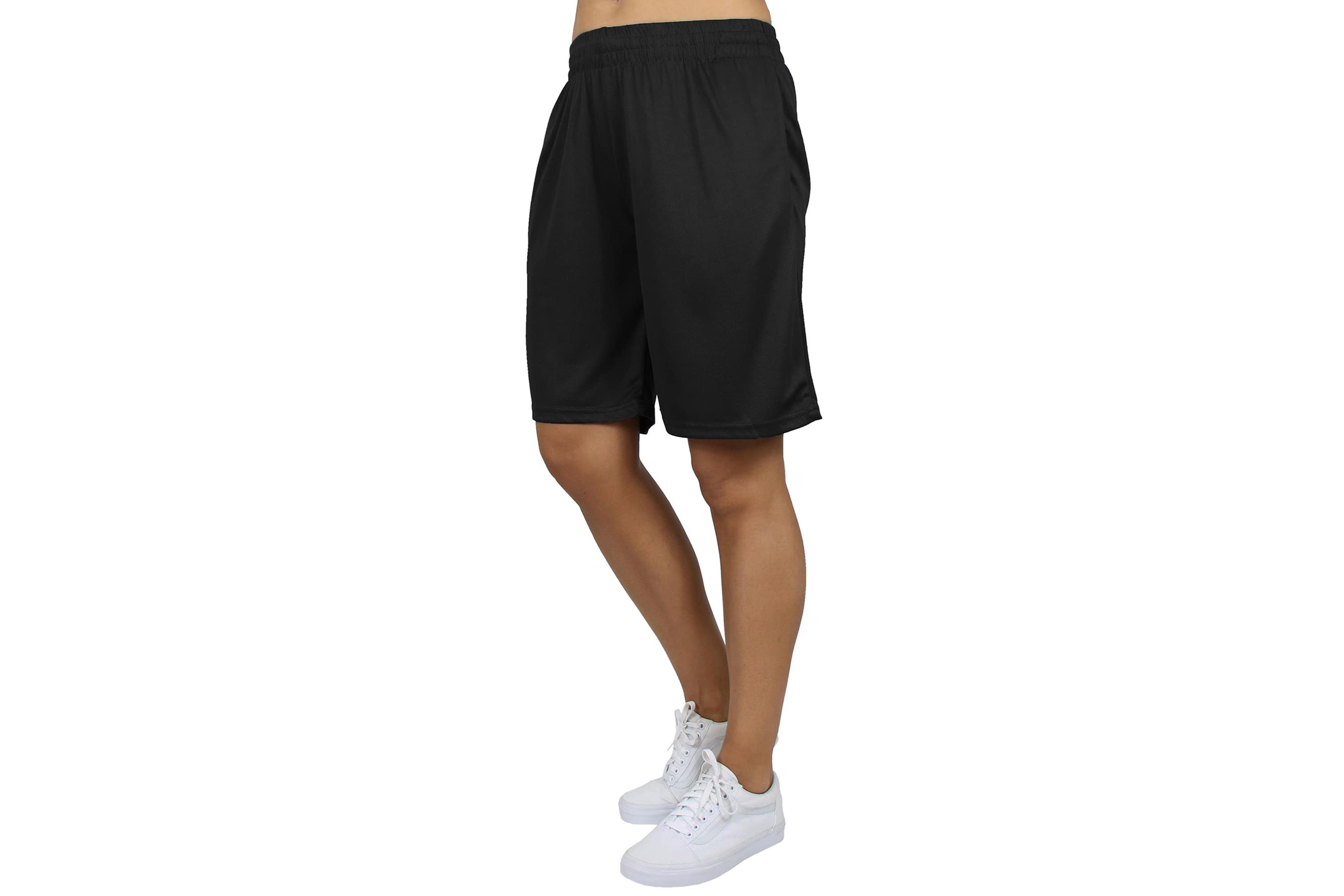 Womens Moisture-Wicking Performace Active Mesh Shorts