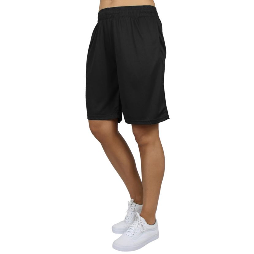 Womens Moisture-Wicking Performace Active Mesh Shorts