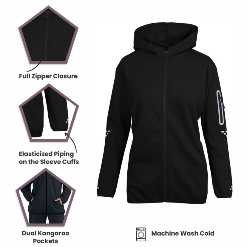 Junior Tech Fleece 2-Piece Set - Zipper Hoodie & Jogger Sweatpants, Soft Cotton Blend, Stylish & Comfortable