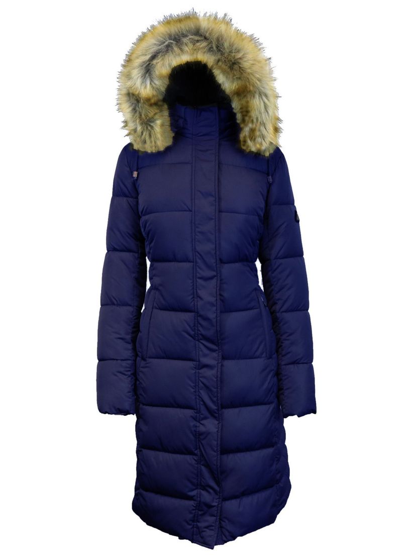 Spire By Galaxy Womens Heavyweight Long Parka Jacket