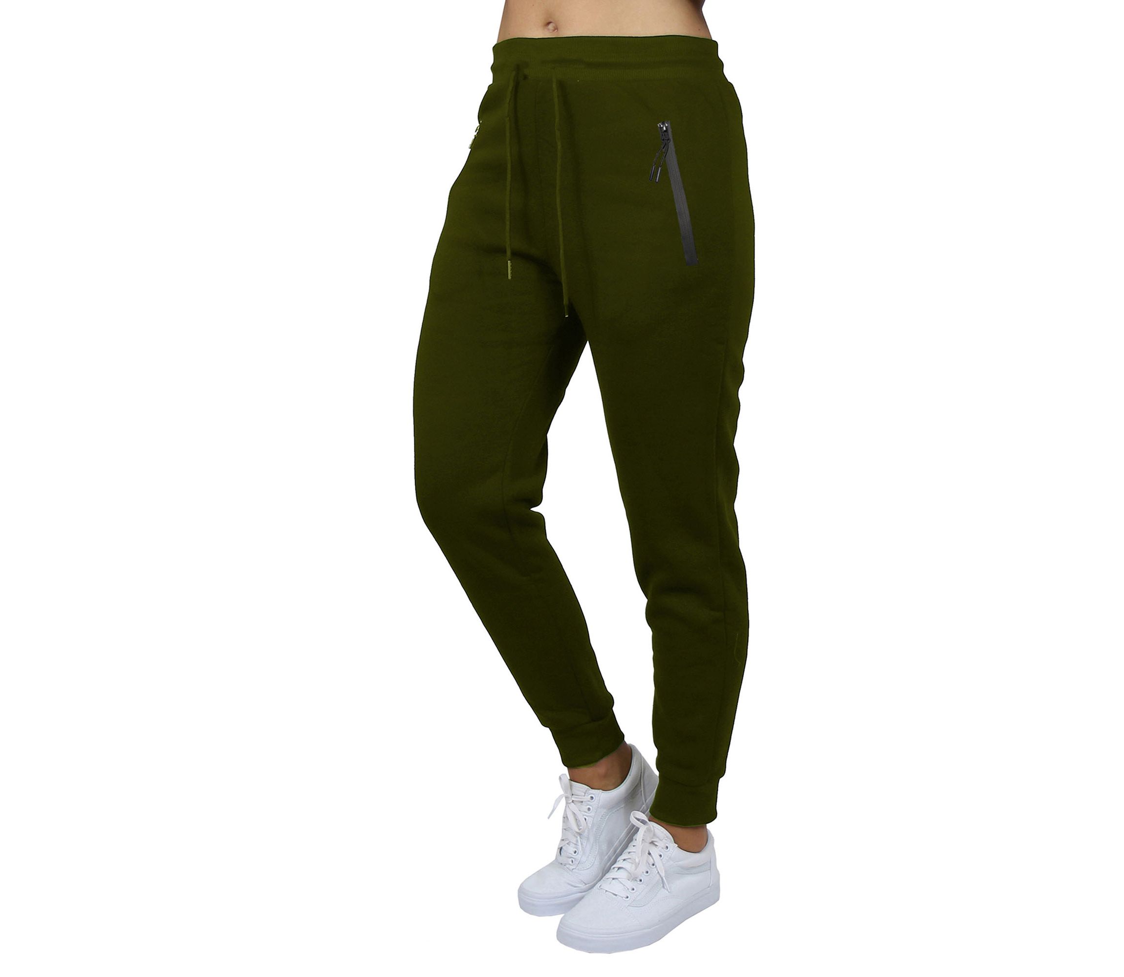 Womens Modern Fit Fleece Lined Joggers