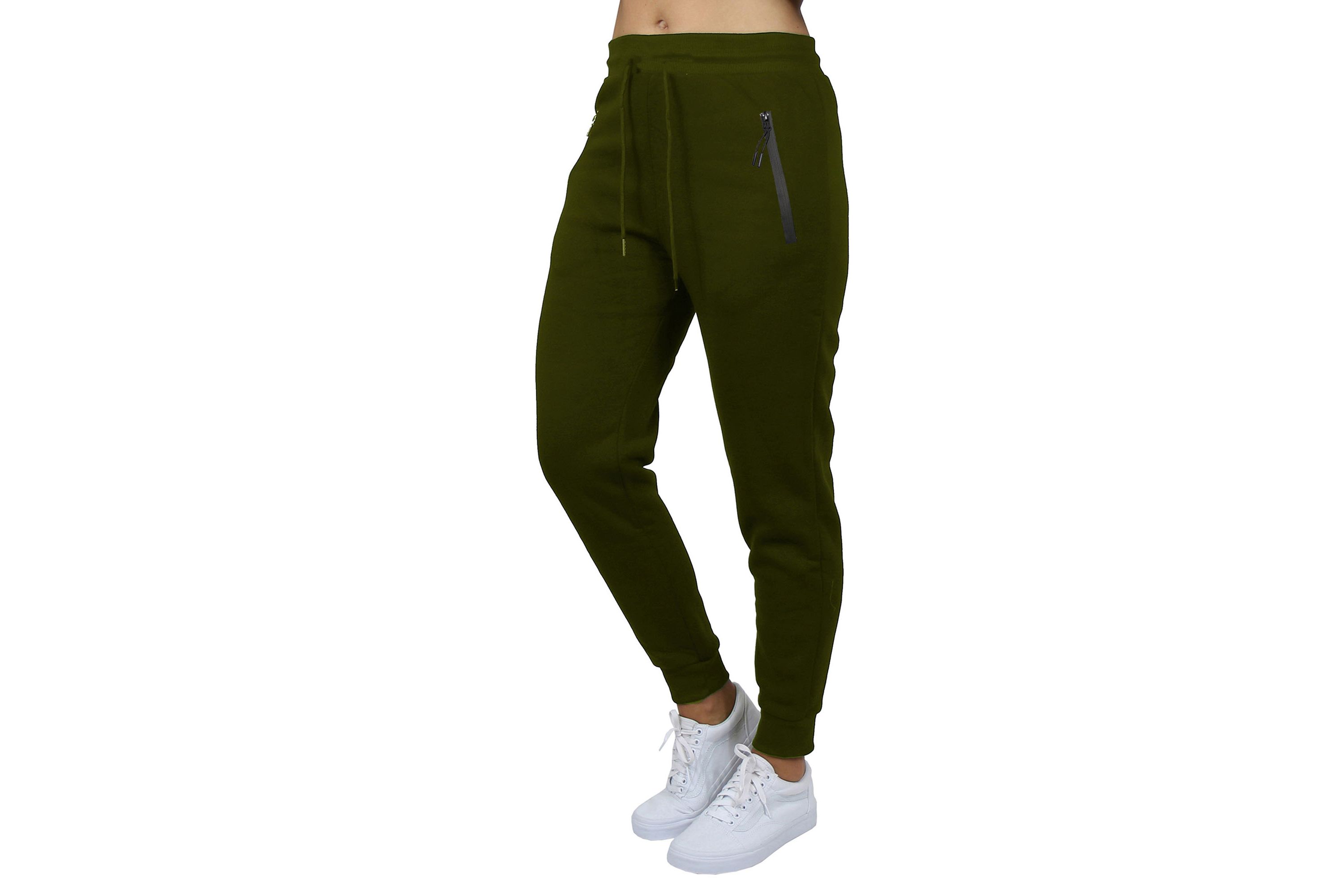 Womens Modern Fit Fleece Lined Joggers