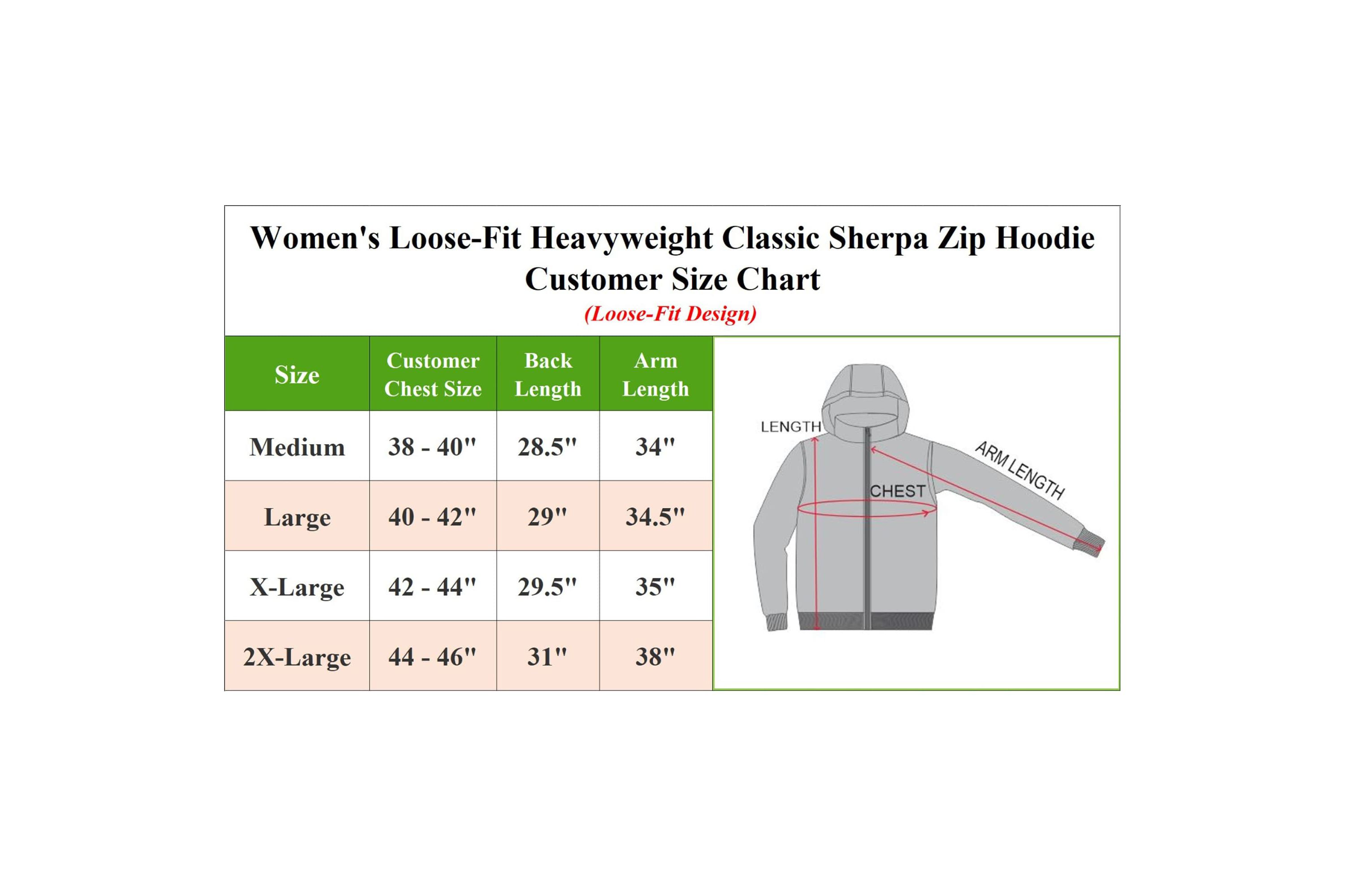 Womens Sherpa Hoodie