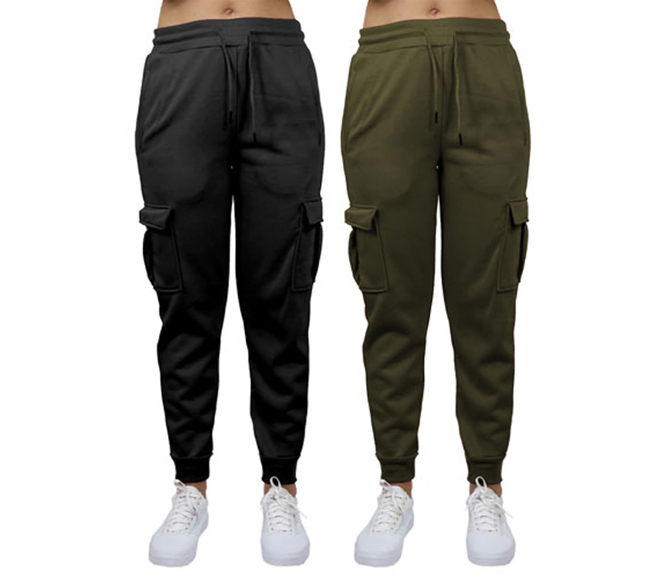Heavyweight Loose Fit Fleece-Lined Cargo Jogger Pants