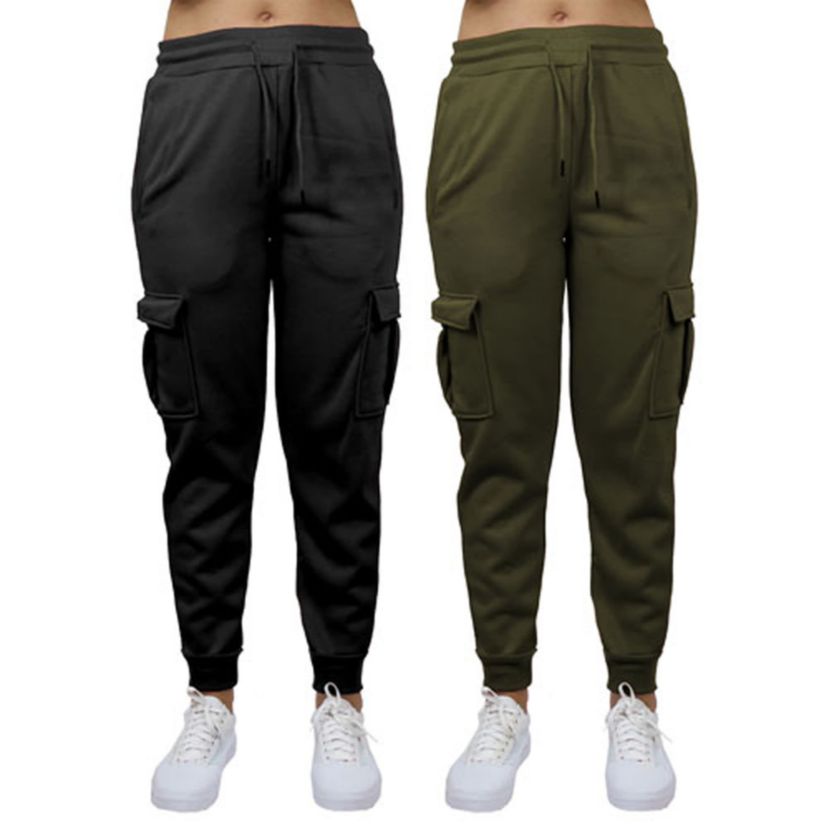 Heavyweight Loose Fit Fleece-Lined Cargo Jogger Pants
