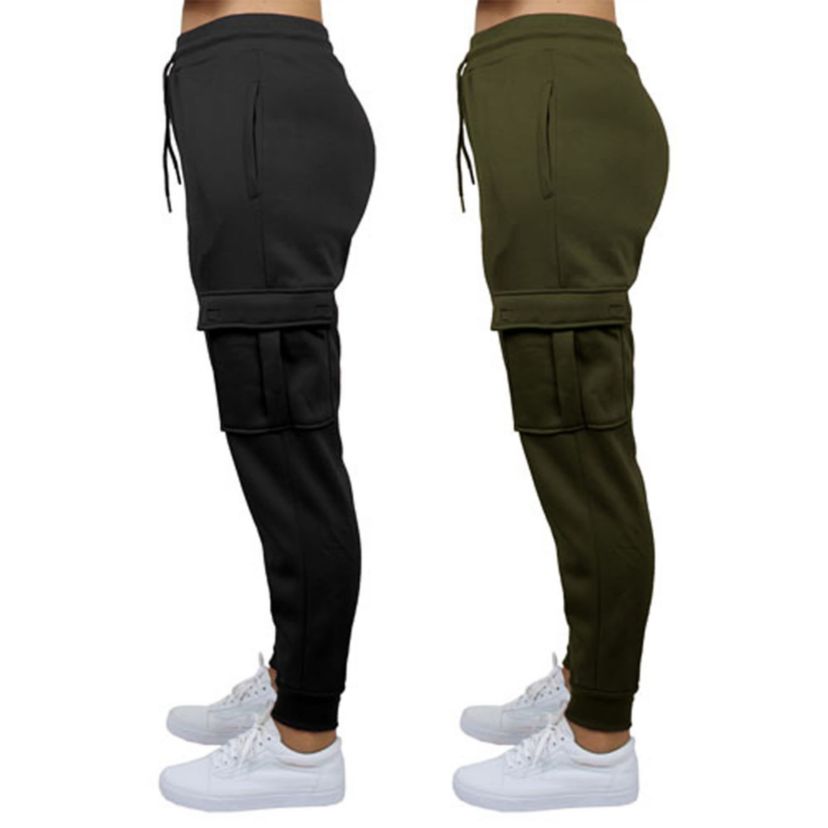 Heavyweight Loose Fit Fleece-Lined Cargo Jogger Pants