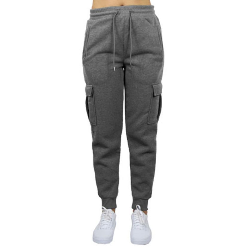 Heavyweight Loose Fit Fleece-Lined Cargo Jogger Pants