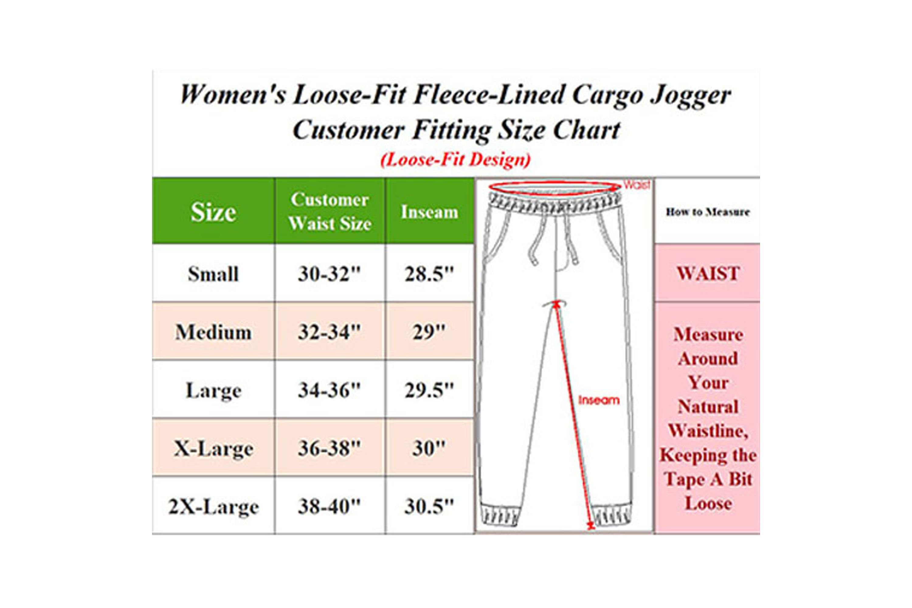 Heavyweight Loose Fit Fleece-Lined Cargo Jogger Pants