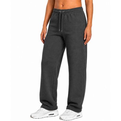 Blu Rock Women's Loose Fit Tech Fleece Performance Sweatpants with Open Bottom, 3XL