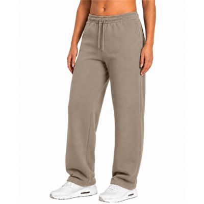 Blu Rock Women's Loose Fit Tech Fleece Performance Sweatpants with Open Bottom, XXL