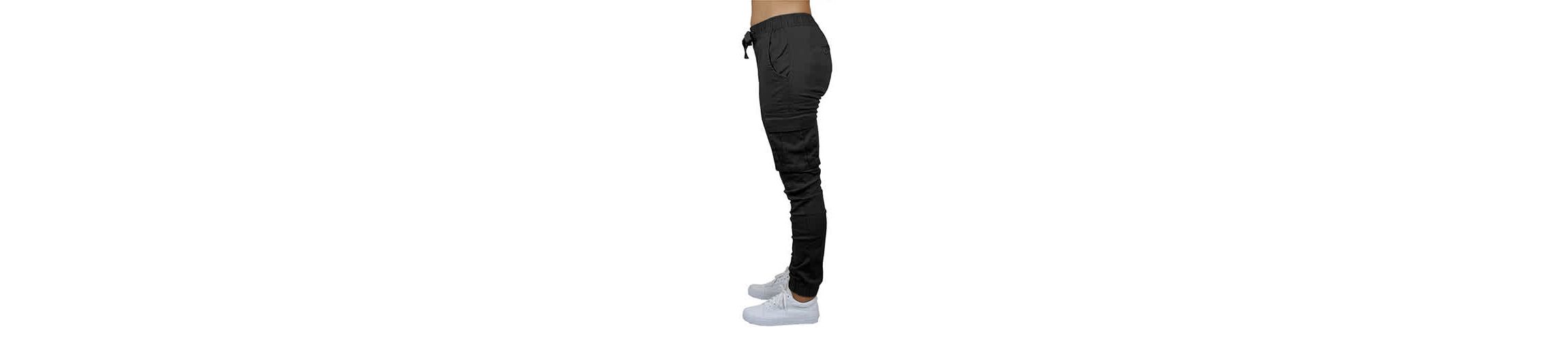 Galaxy By Harvic Womens Loose  Fit  Cotton Flex Stretch Cargo Jogger Pants
