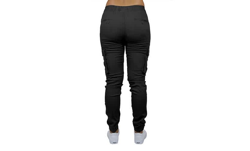 Galaxy By Harvic Womens Loose  Fit  Cotton Flex Stretch Cargo Jogger Pants