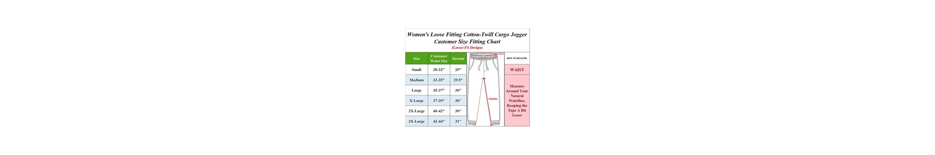 Galaxy By Harvic Womens Loose  Fit  Cotton Flex Stretch Cargo Jogger Pants
