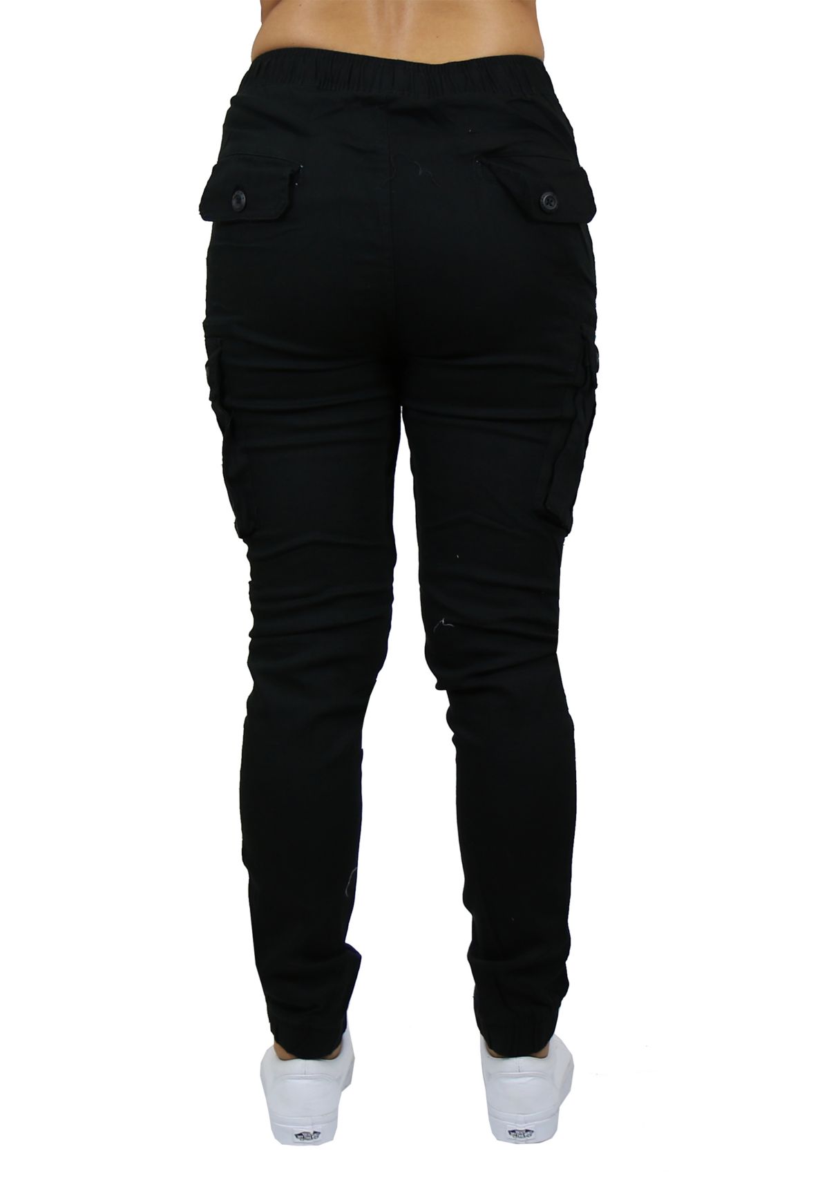 Womens Cotton Stretch Twil Cargo Joggers