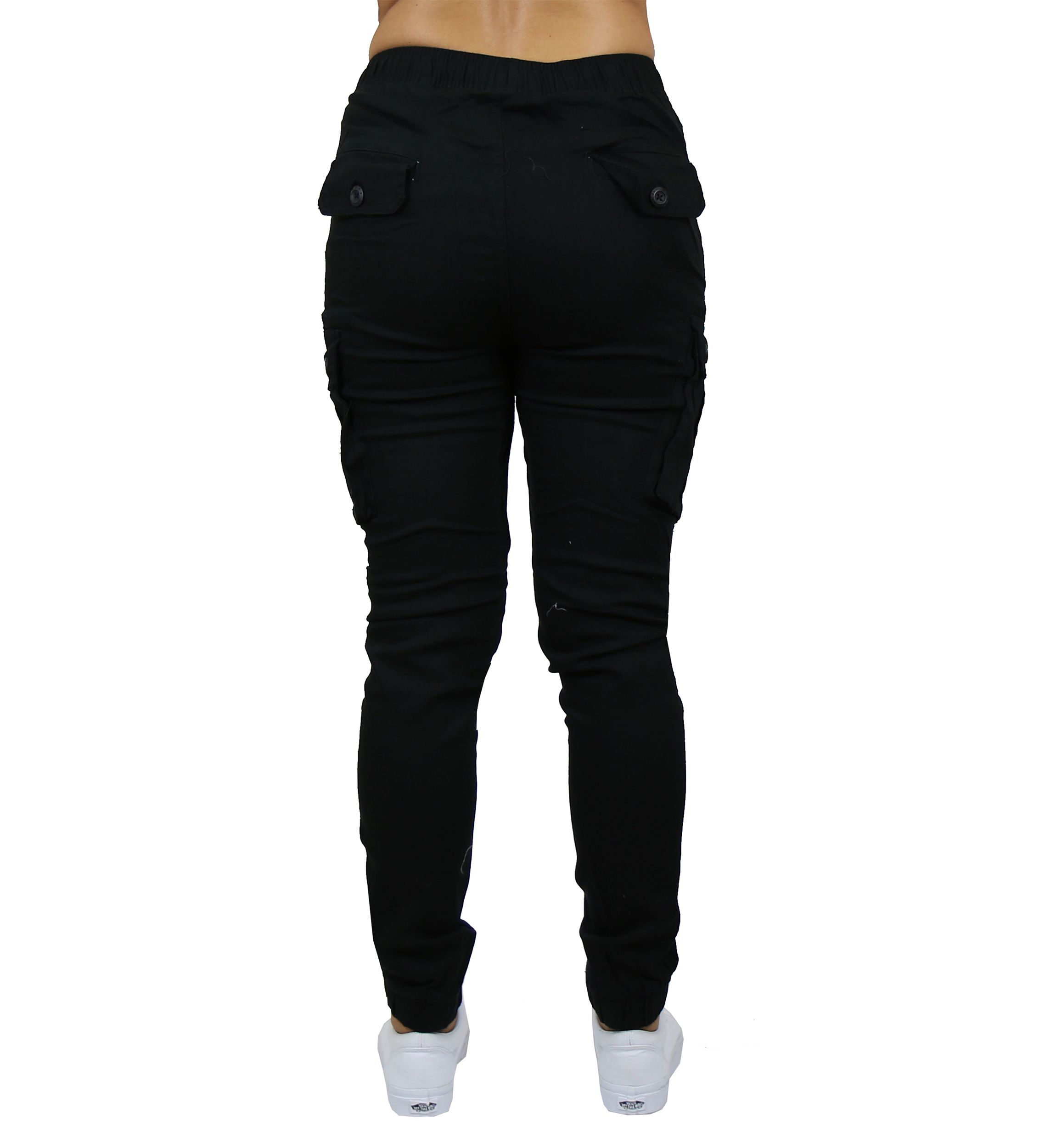 Womens Cotton Stretch Twil Cargo Joggers