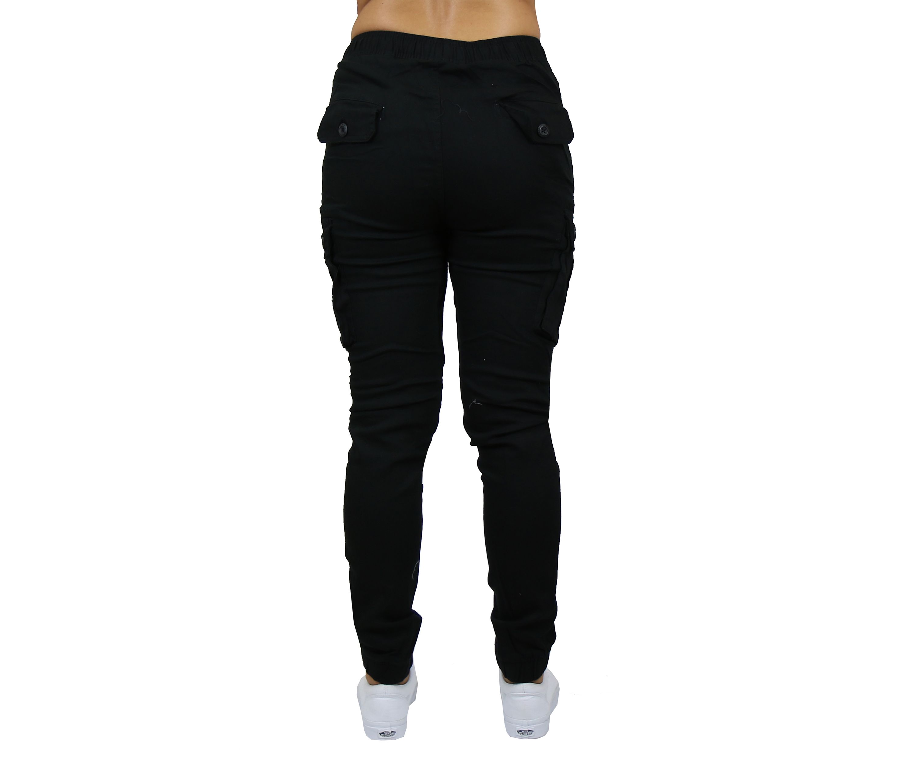 Womens Cotton Stretch Twil Cargo Joggers