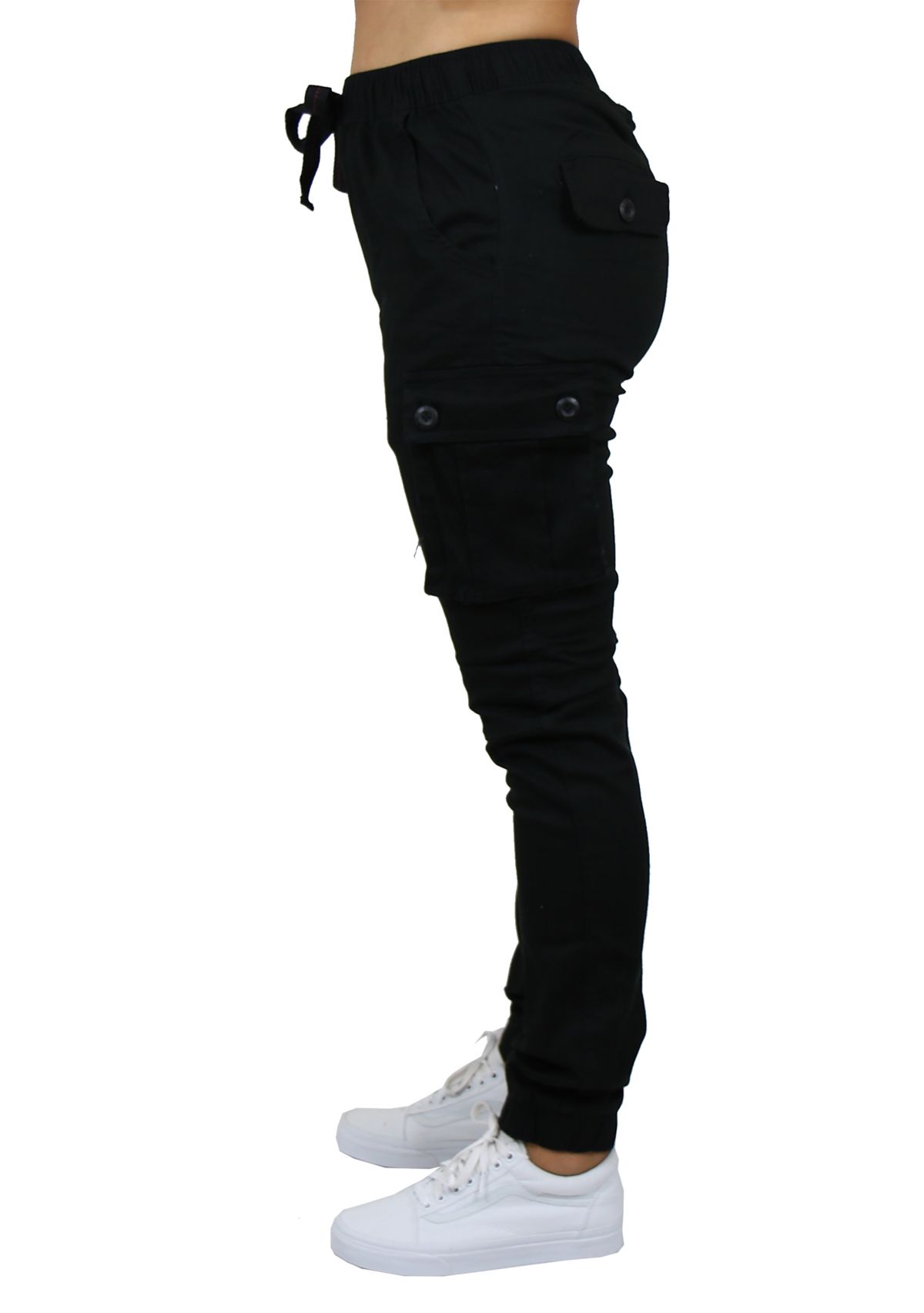 Womens Cotton Stretch Twil Cargo Joggers