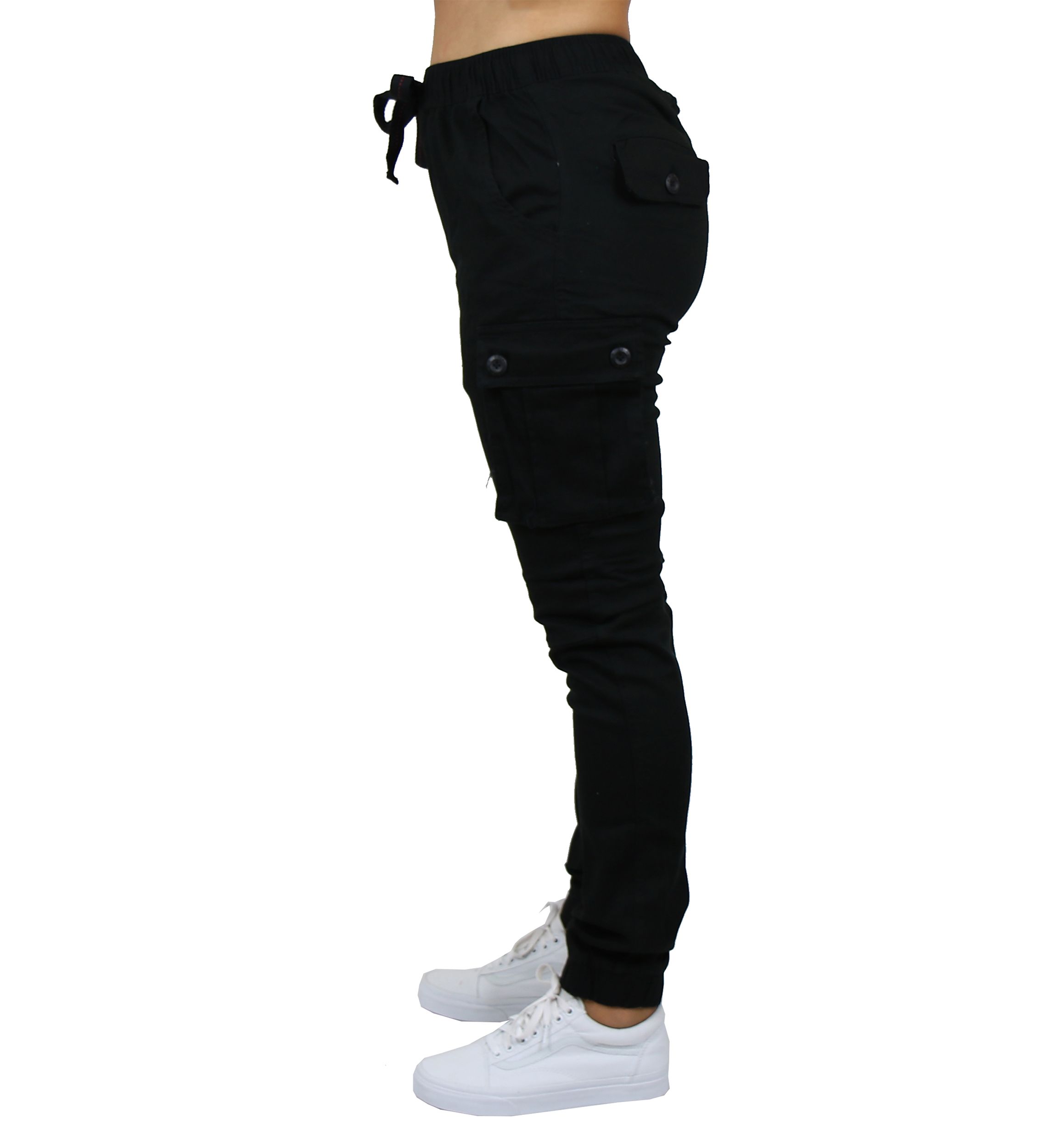 Womens Cotton Stretch Twil Cargo Joggers