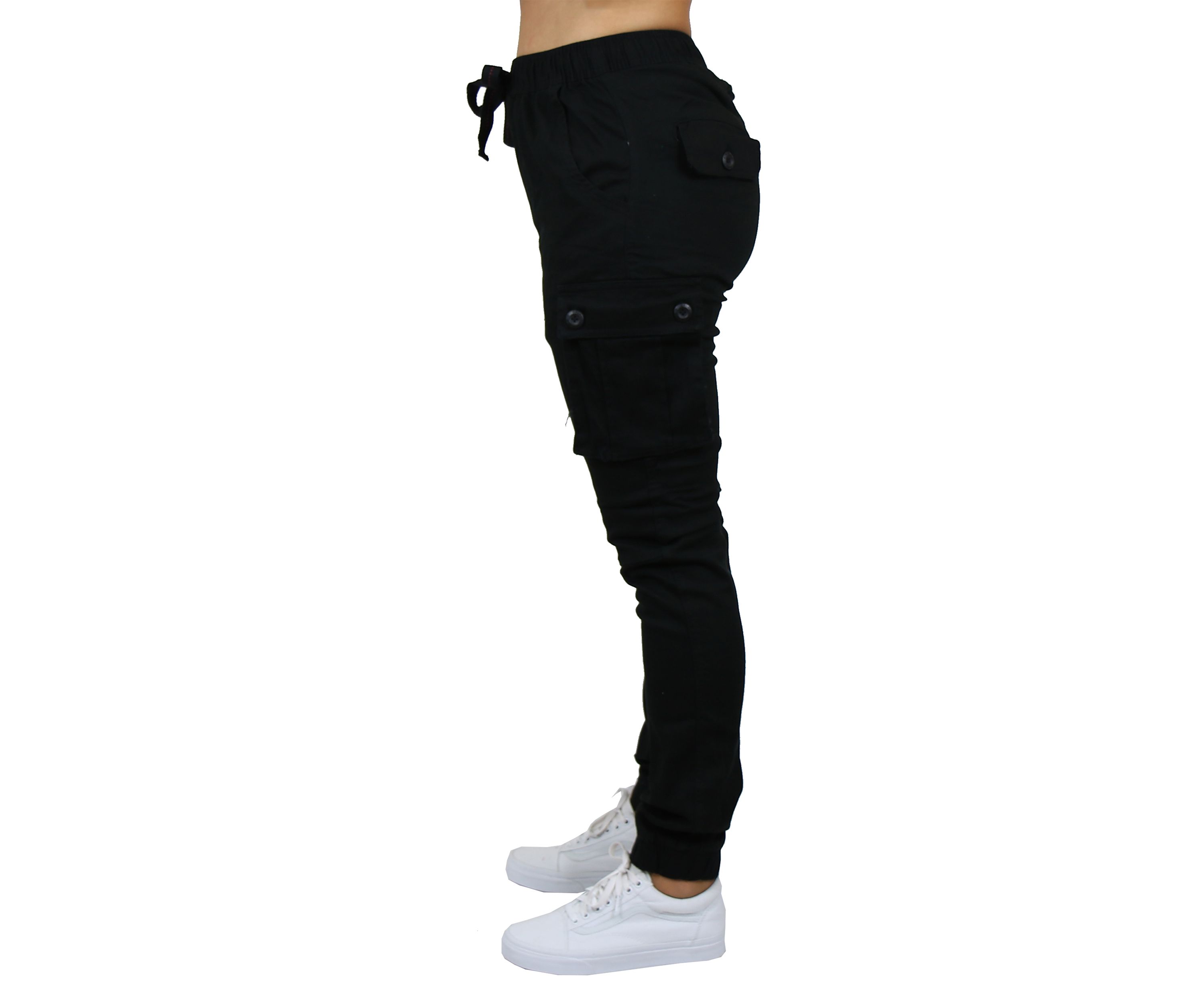 Womens Cotton Stretch Twil Cargo Joggers