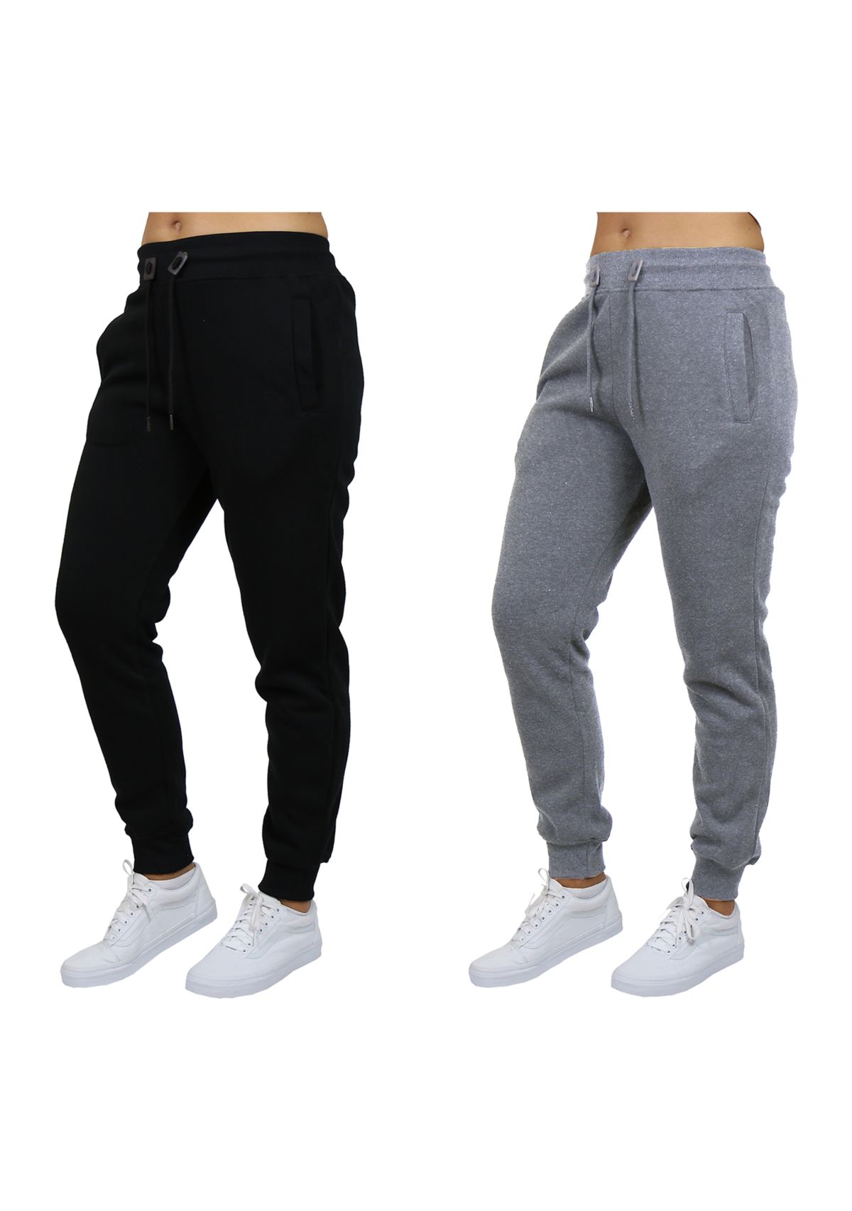 Womens Loose Fit Jogger Pants (2 Pack)
