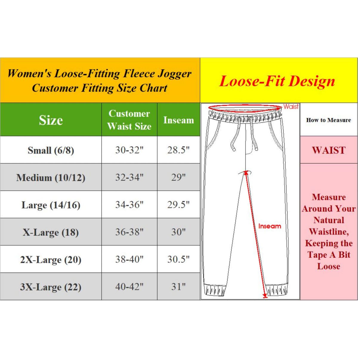 Blue Ice Womens Loose  Fit Heavyweight Classic Fleece Jogger Sweatpants With Zipper Side Pockets- 3 Pack