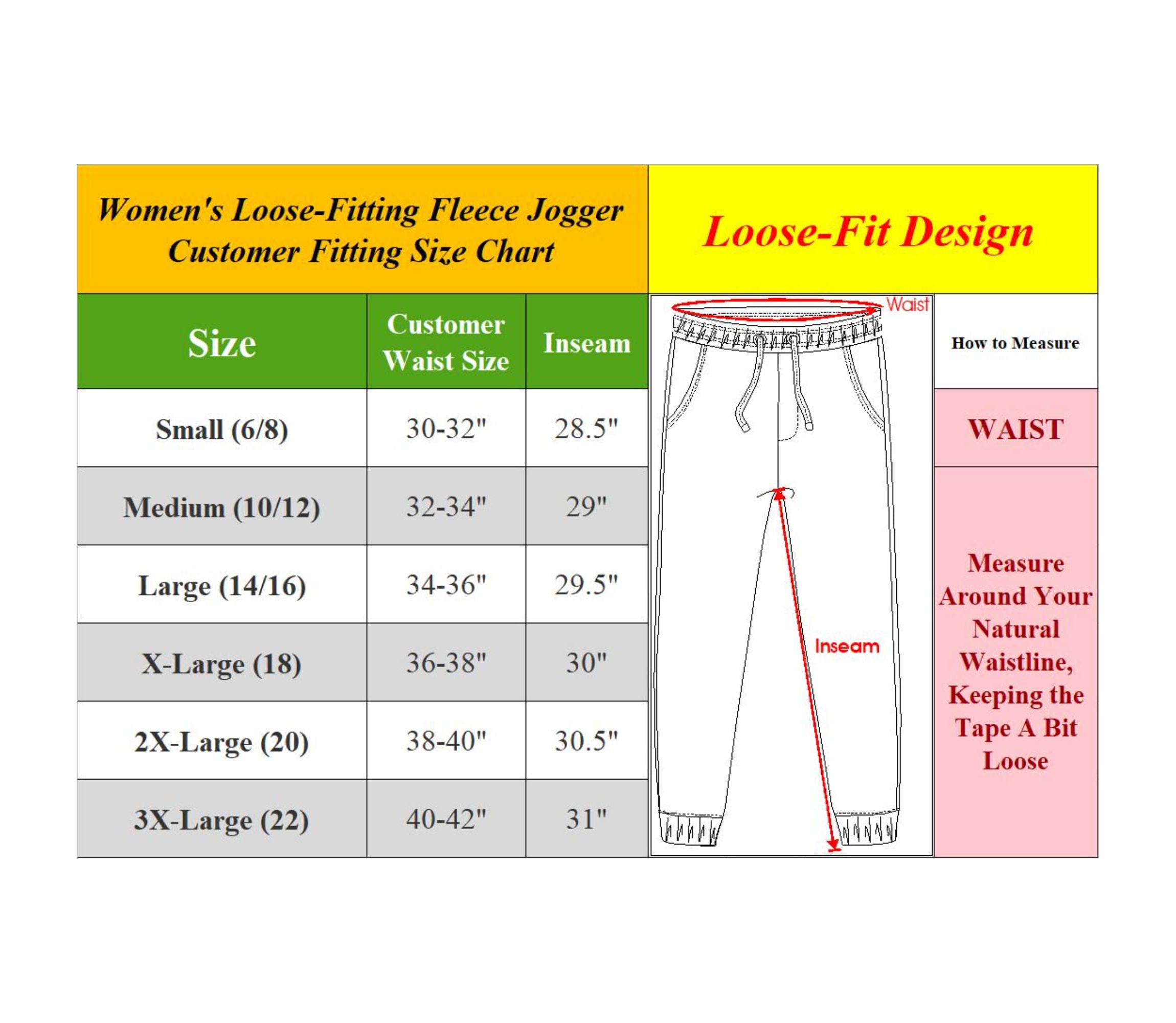 Blue Ice Womens Loose  Fit Heavyweight Classic Fleece Jogger Sweatpants With Zipper Side Pockets- 3 Pack