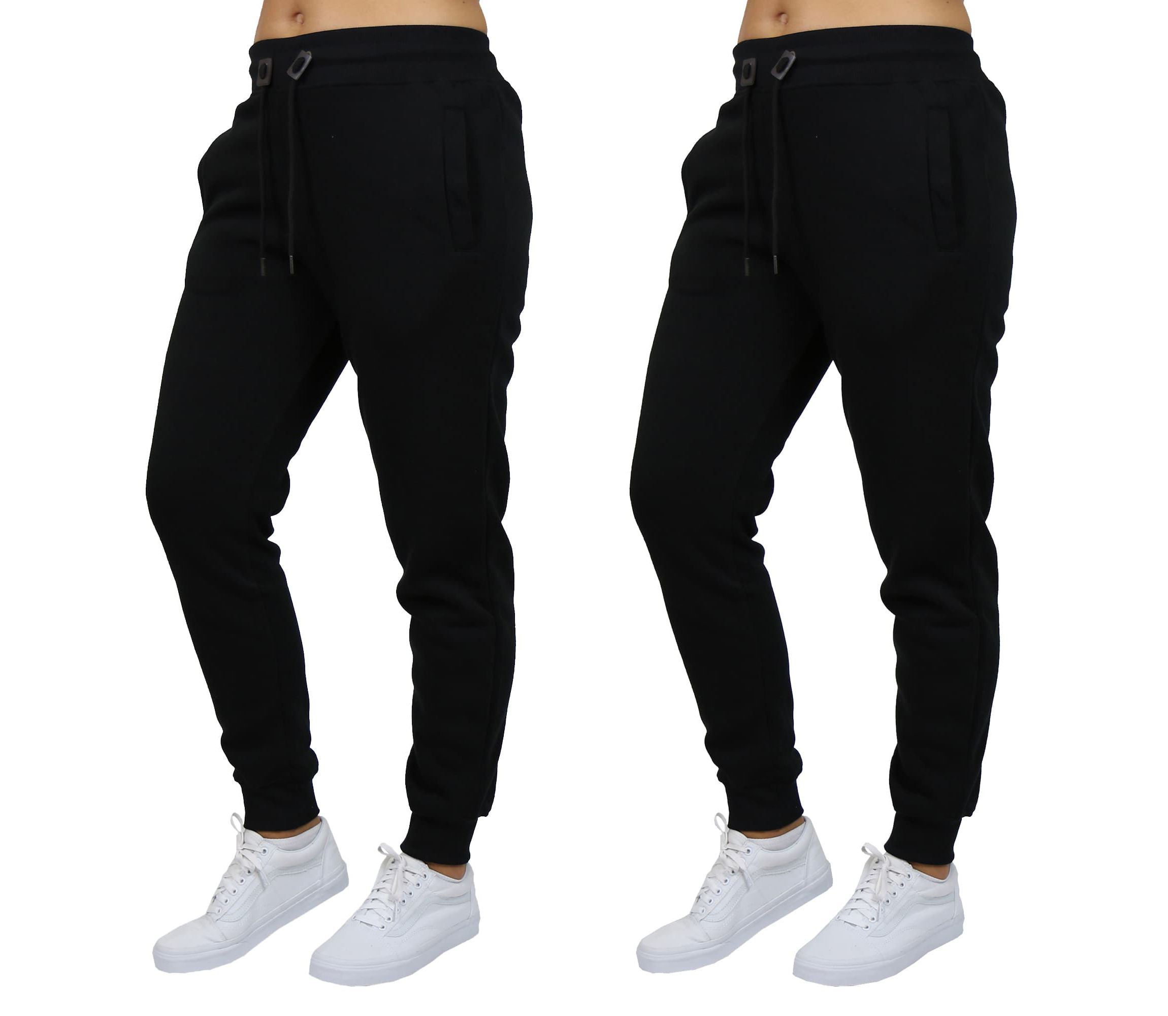Blue Ice Womens Loose Fit  Fleece-Lined Jogger Sweatpants-2 Pack