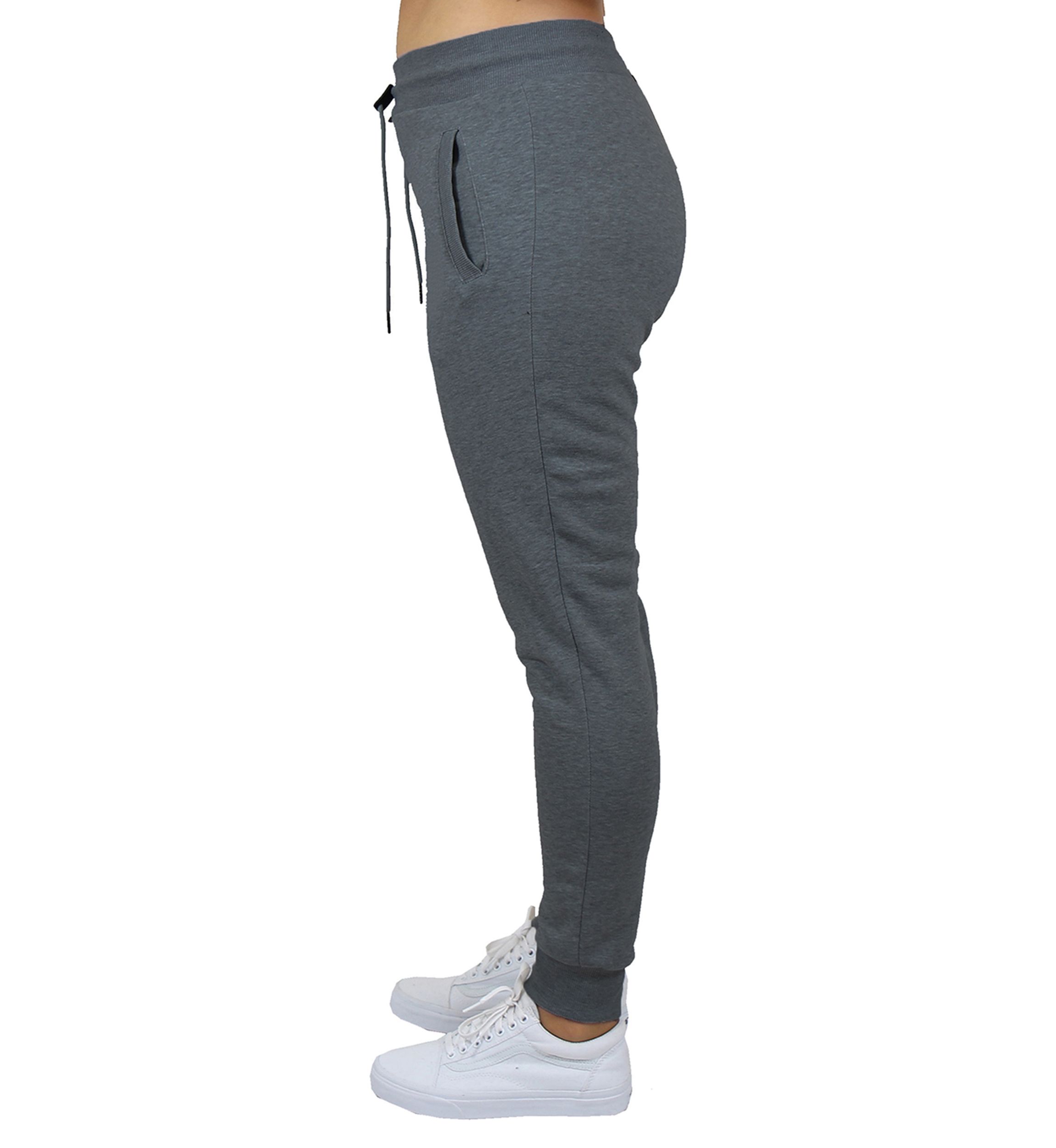 Womens French Terry Loose Fit Jogger Lounge Pants