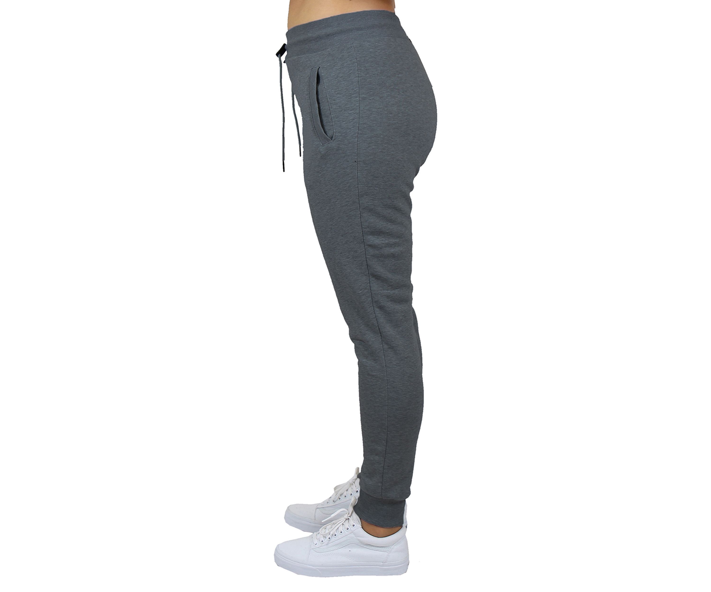 Womens French Terry Loose Fit Jogger Lounge Pants