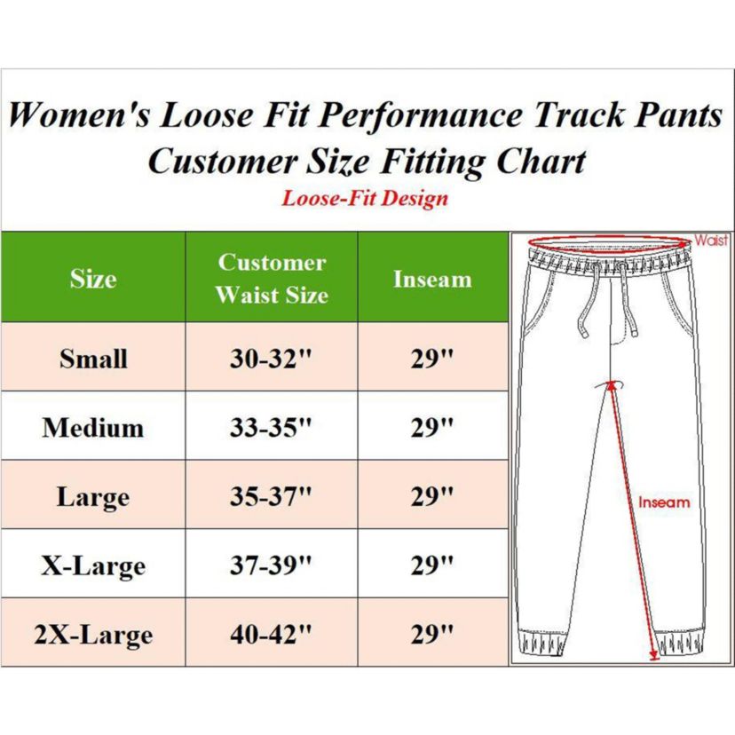 Blue Ice Womens Loose Fit  Moisture Wicking Performance Jogger With Reflective Trim Ankle Zippers-3 Pack