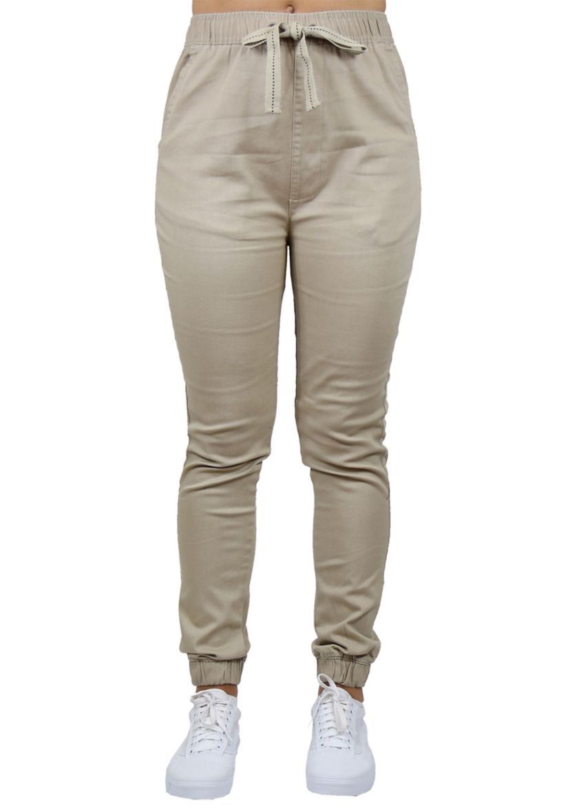 Womens Basic Stretch Twill Joggers