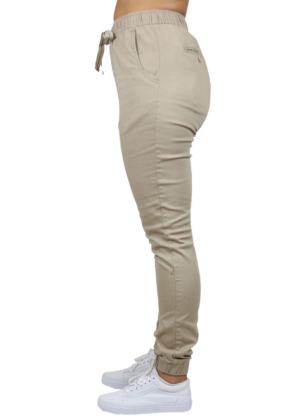 Womens Basic Stretch Twill Joggers