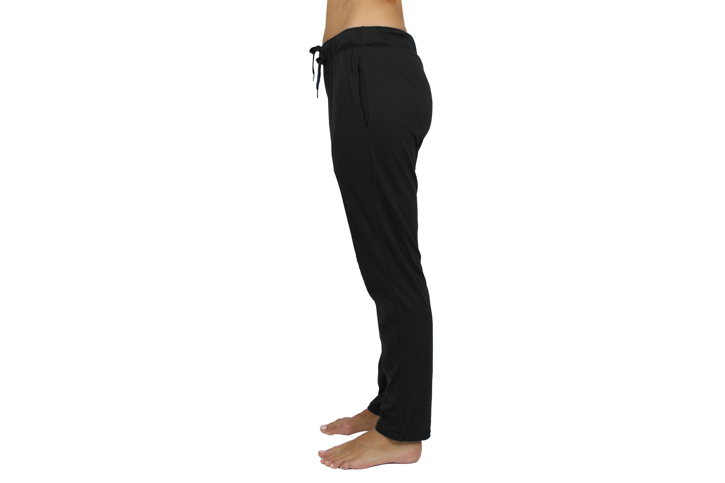 Galaxy By Harvic Womens Loose Fit Classic Lounge Pants-3 Pack