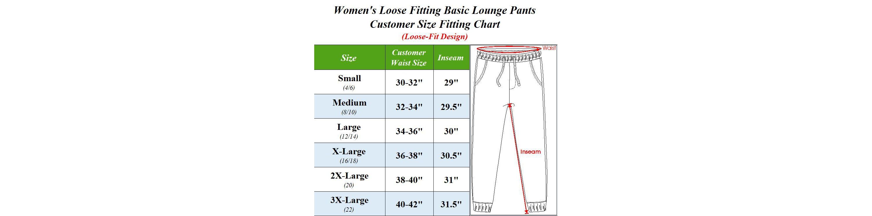 Galaxy By Harvic Womens Loose Fit Classic Lounge Pants-3 Pack