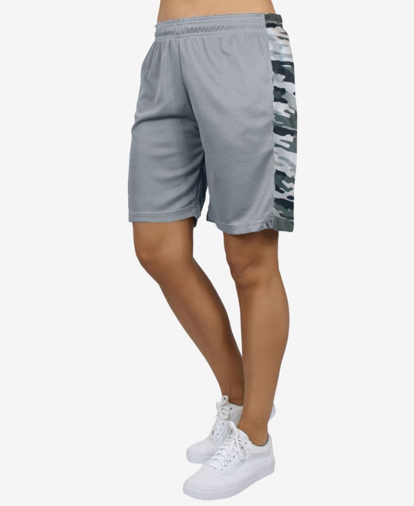 Galaxy By Harvic Womens Loose Fit Moisture Wicking Performance Quick Dry Mesh Shorts With Side Block Design