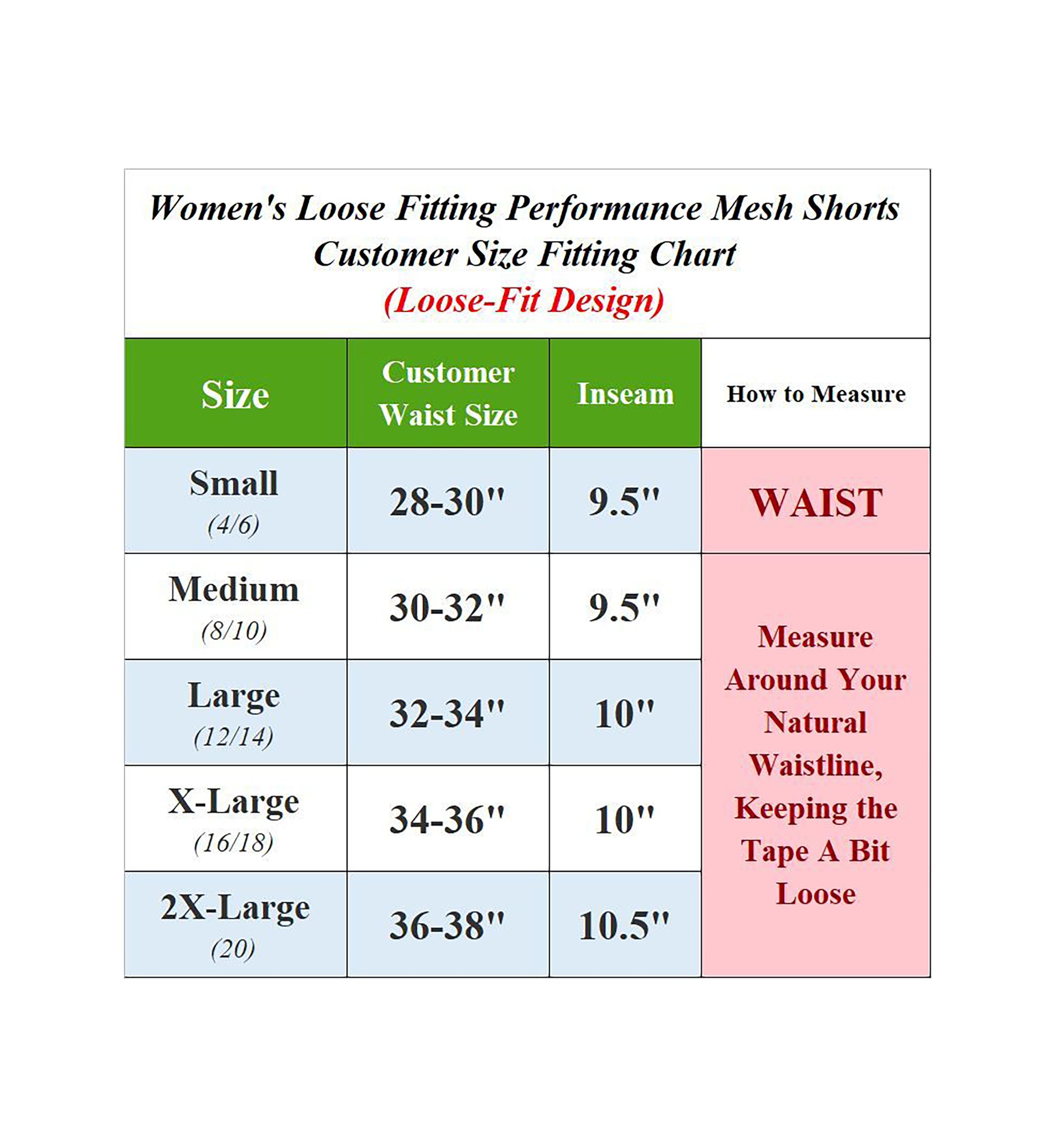 Womens Mesh Shorts