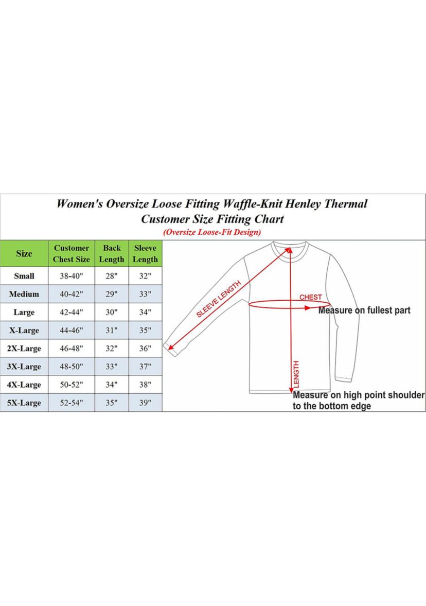 Womens Henley Thermal