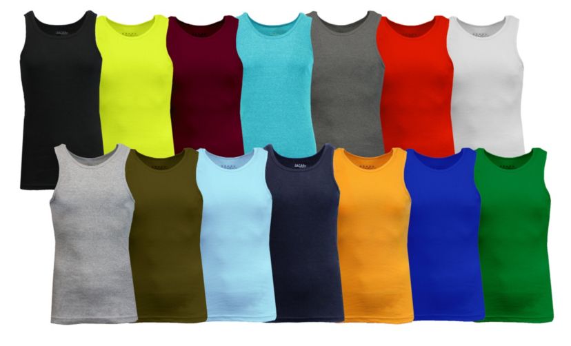 Galaxy By Harvic Womens Loose Fit Ribbed Tank Top