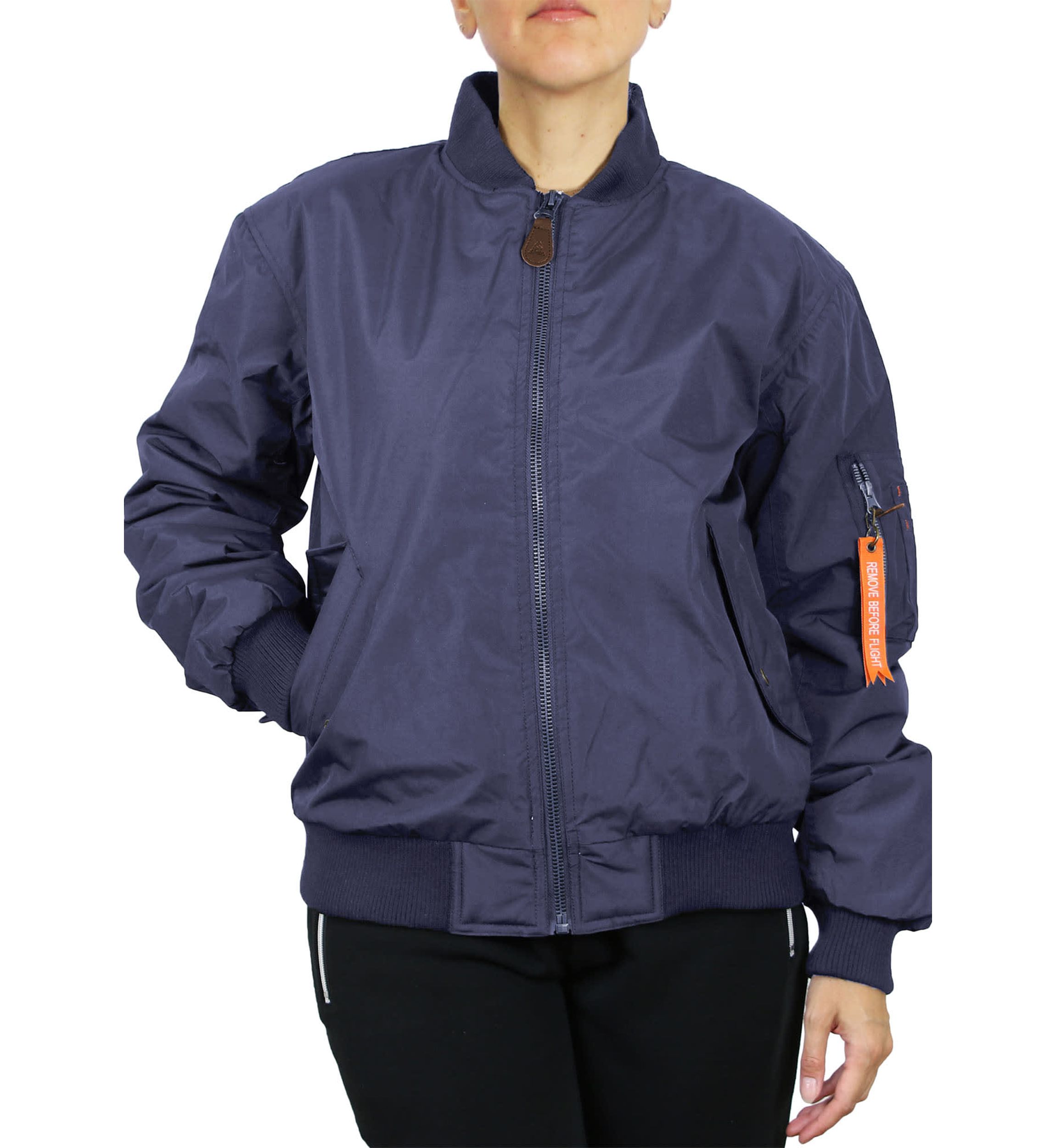 Womens Loose Fit Flight Jacket