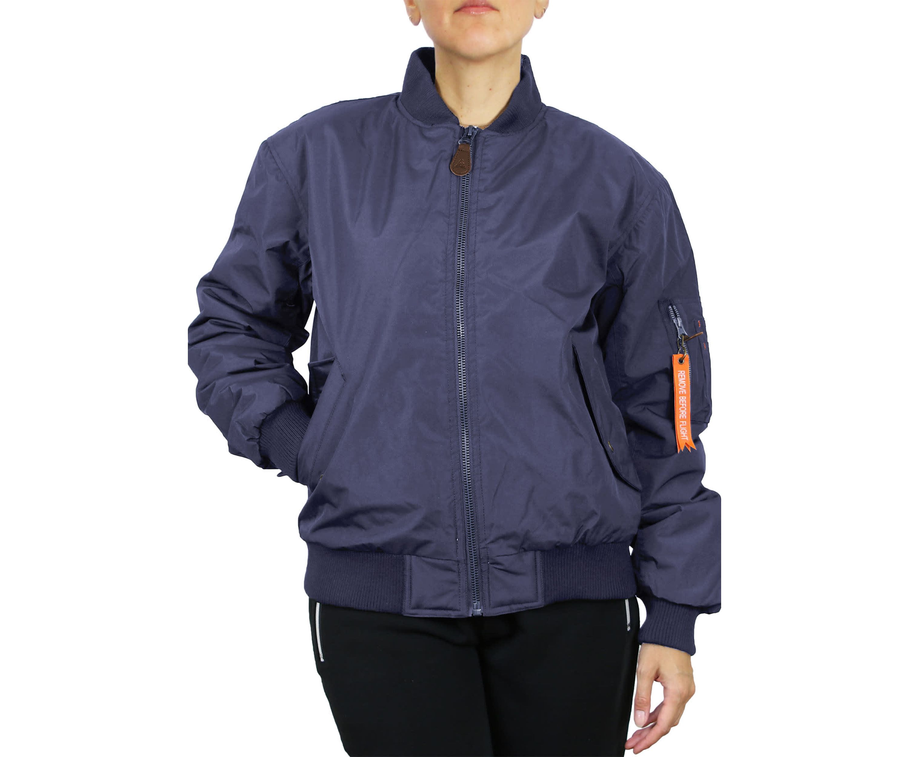 Womens Loose Fit Flight Jacket